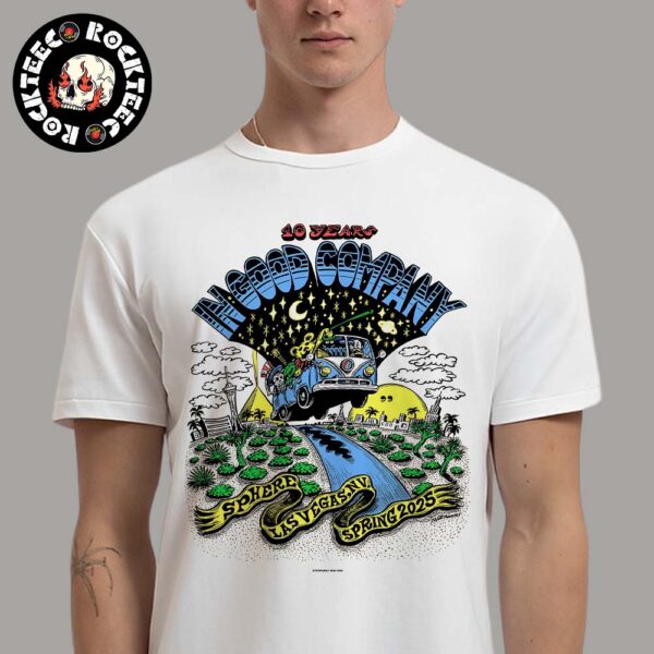 10 Years Dead And Company In Good Company In Las Vegas 2025 Spring Tour At The Sphere Merch Unisex T-Shirt