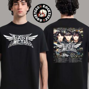 Babymetal UK And Europe Arena Tour 2025 Tour Dates List Two Sides Unisex T-Shirt