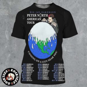 Big Jay Oakerson Peter North American Tour 2025 Coming On A City Near You Tour Dates All Over Print Shirt