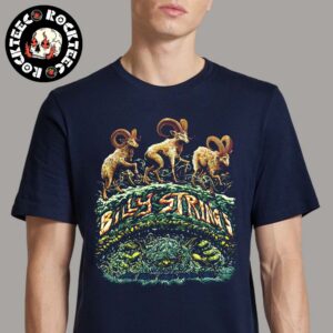 Billy Strings Winter 2025 Tour Poster Tee By Miles Tsang Goats Artwork Unisex T-Shirt