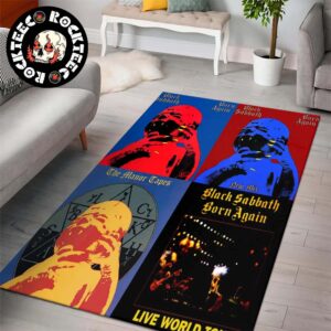 Black Sabbath Born Again 30th Anniversary Super Deluxe Edition Rectangle Rug Carpet