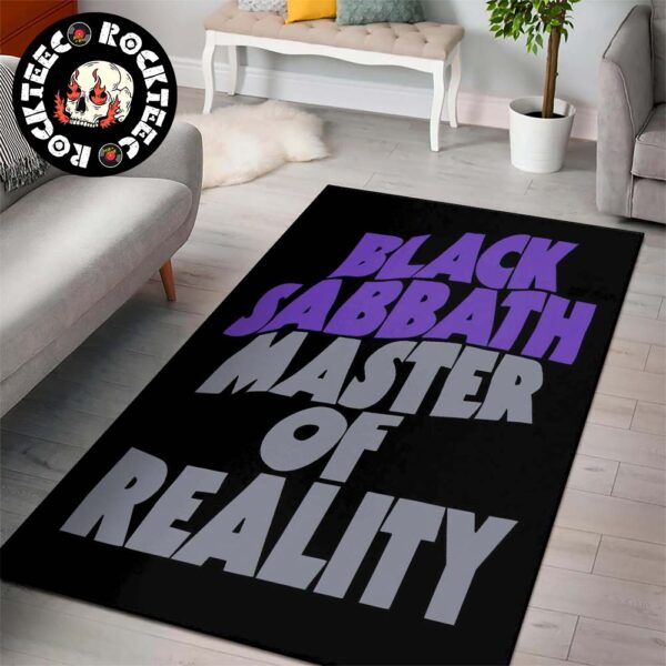 Black Sabbath Master of Reality Album Cover Ozzy Osbourne House Decor Rectangle Rug Carpet