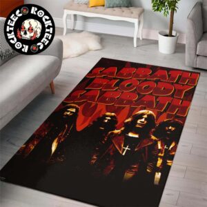 Black Sabbath Sabbath Bloody Sabbath Album Band Members Art Home Decor Rug Carpet