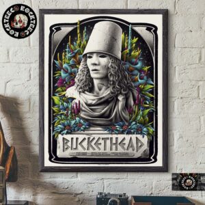 Buckethead 2025 Gig Poster For Shows In Crystal Bay Nevada And Napa California On February 21 And 22 2025 Home Decor Poster Canvas