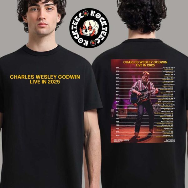 Charles Wesley Godwin Live In 2025 Tour Dates List Two Sides Unisex T-Shirt