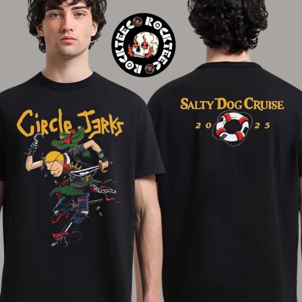 Circle Jerks Salty Dog Cruise Shows 2025 Merch T-Shirt