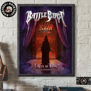 Circus Of Doom Live In Helsinki 2023 Battle Beast Album Cover Home Decor Poster Canvas