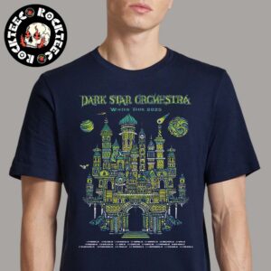 Dark Star Orchestra Winter Tour 2025 Poster Tour Dates List With The Castle Artwork Unisex T-Shirt