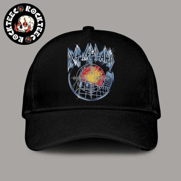 Def Leppard Futuristic Chrome Version Of Pyromania Tour Merch Classic Cap Hat Snapback