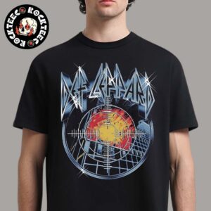 Def Leppard Futuristic Chrome Version Of Pyromania Tour Merch Unisex T-Shirt