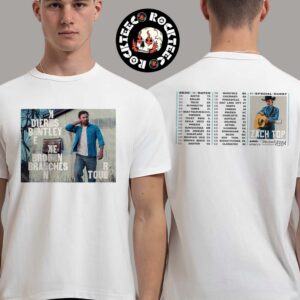 Dierks Bentley The Broken Branches Tour 2025 With Zach Top The The Band Loula Tour Dates Two Sides Unisex T-Shirt