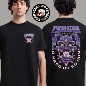 Electric Callboy Escalation Fest 2025 Bunny Go Hard Or Go Home Two Sides Unisex T-Shirt