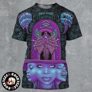 Erykah Badu Gig Poster For PDX Jazz Festival In Portland Oregon At Moda Center On February 21 2025 All Over Print Shirt