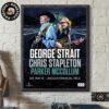 George Strait Chris Stapleton And Parker McCollum Stadium Show Poster For Pittsburgh Pennsylvania At Acrisure Stadium On May 31 2025 Poster Canvas For Home Decor