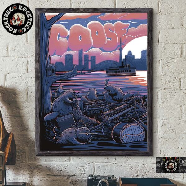 Goose Poster For Night 1 Show In Toronto Canada On February 10 2025 Home Decor Poster Canvas