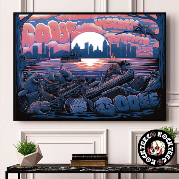 Goose Poster For Two Night Run In Toronto Canada On February 10 And 11 2025 Home Decor Poster Canvas