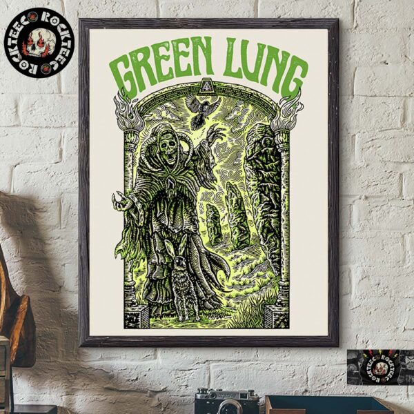 Green Lung Heathen Neverland Tour 2025 Merch Poster Barrow King Artwork Home Decor Poster Canvas