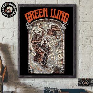 Green Lung Heathen Neverland Tour 2025 Merch Poster Old Crockern Artwork Home Decor Poster Canvas