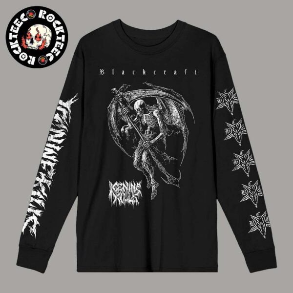 Ice Nine Kills x Blackcraft Skeleton Reaper Long Sleeve T-Shirt