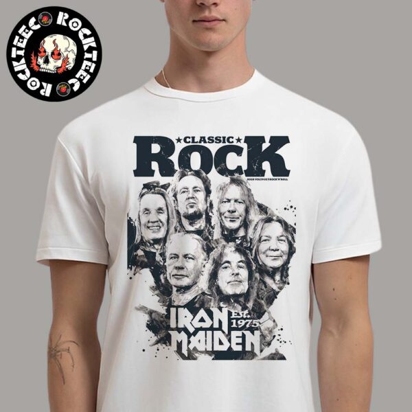 Iron Maiden x Classic Rock Issue 337 Exclusive Est 1975 Magazine Cover Classic T-Shirt