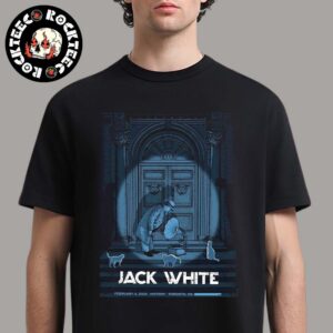 Jack White 2025 No Name Tour Gig Poster In History Toronto ON Canada  On February 6 2025 Unisex T-Shirt