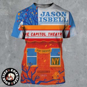 Jason Isbell Poster For Show At The Capital Theatre In Port Chester New York On February 20 2025 All Over Print Shirt