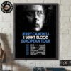 Jerry Cantrell I Want Blood North American Tour 2025 Poster Tour Dates Home Decor Poster Canvas