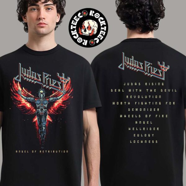 Judas Priest Angel of Retribution 20th Anniversary Tracklist Two Sides Unisex T-Shirt