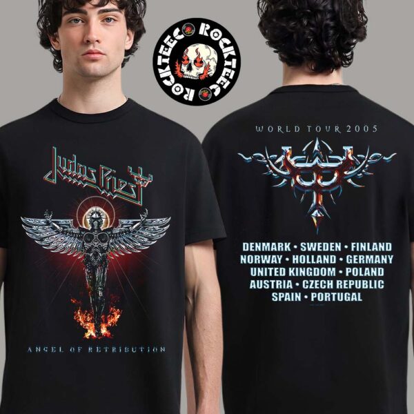 Judas Priest Angel of Retribution 20th Anniversary Vintage Tour Tee