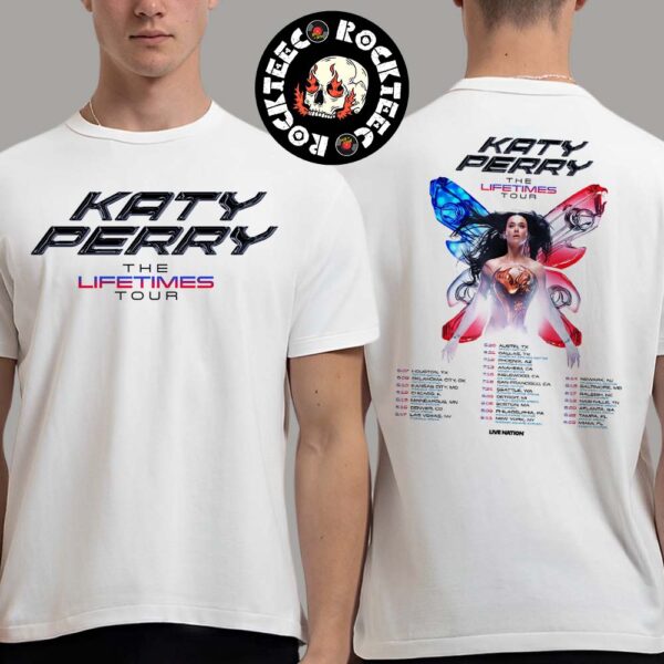 Katy Perry The Lifetimes Tour US 2025 Tour Dates Merch Unisex T-Shirt