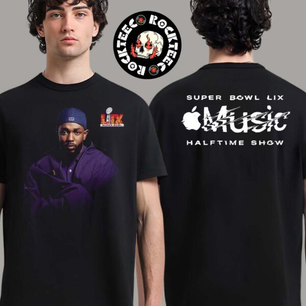 Kendrick Lamar Super Bowl LIX Apple Music Hafttime Show Hip Hop MVP Takes The Big Stage Two Sides Unisex T-Shirt