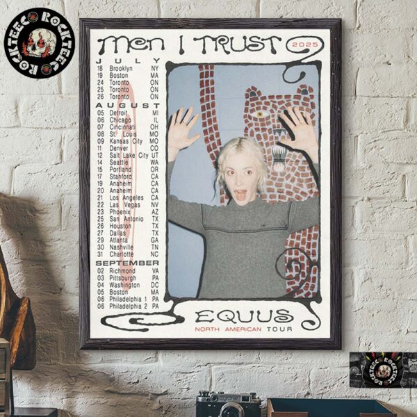 Men I Trust 2025 Equus North American Tour Poster Tour Dates Home Decor Poster Canvas