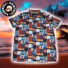 Metallica Damage Inc Skull Logo Summer 2025 Metallica Hawaiian Shirt