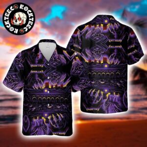 Metallica Austin City Black Background 2025 Summer Hawaiian Shirt