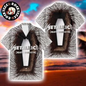 Metallica Death Magnetic Album Cover Hawaiian Shirt