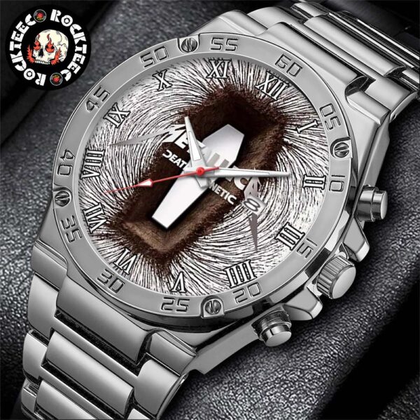 Metallica Death Magnetic Album Cover Personalized Stainless Steel Watch