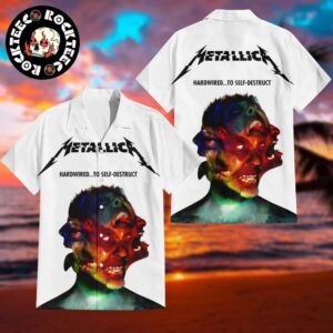 Metallica Hardwired To Self Destruct Album Cover Hawaiian Shirt