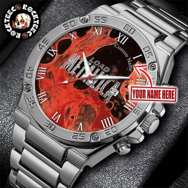 Metallica Load Album Cover Personalized Personalized Stainless Steel Watch