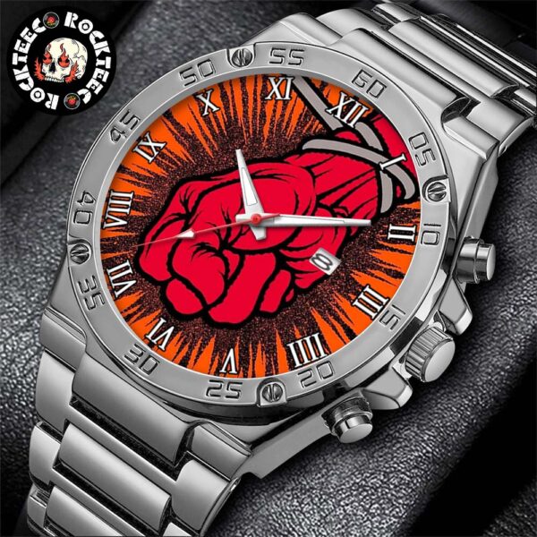 Metallica St Anger Album Cover Personalized Stainless Steel Watch