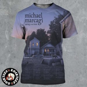 Michael Marcagi Spring 2025 Tour Poster Art All Over Print Shirt