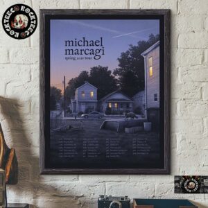 Michael Marcagi Spring 2025 Tour Poster Art Home Decor Poster Canvas