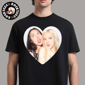 Olivia Rodrigo And Rose New Photo Heart Unisex T-Shirt