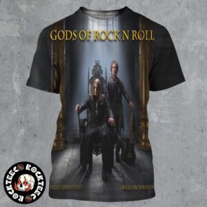 Ozzy Osbourne And Billy Morrison Gods Of Rock And Rock Single Cover All Over Print Shirt