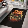 Ozzy Osbourne Logo Devil Bat Art Black Sabbath Rug Carpet