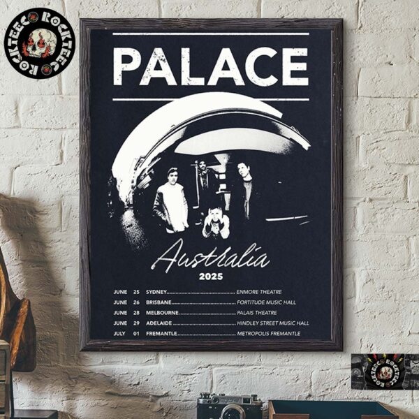 Palace Australia Tour 2025 Poster Tour Dates Home Decor Poster Canvas