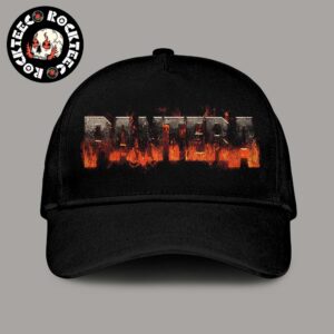 Pantera European Tour 2025 Flame Logo Classic Cap Hat Snapback