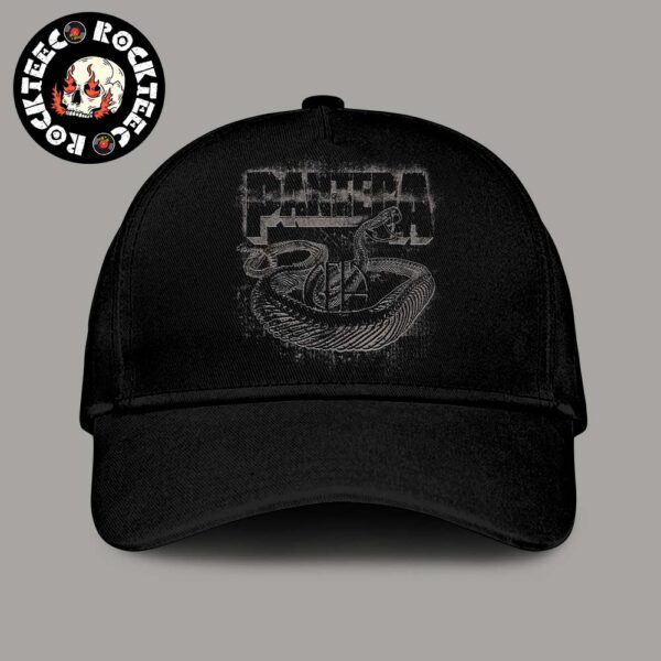 Pantera European Tour 2025 Flame Snake Art Logo Classic Cap Hat Snapback