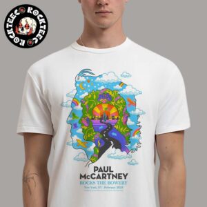 Paul McCartney Rocks The Bowery Poster For Surprise Show In New York At Bowery Ballroom On February 11 2025 Classic T-Shirt