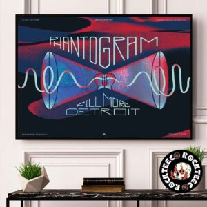 Phantogram Poster For Concert At The Fillmore Detroit In Detroit Michigan On Feb 13 2025 Home Decor Poster Canvas