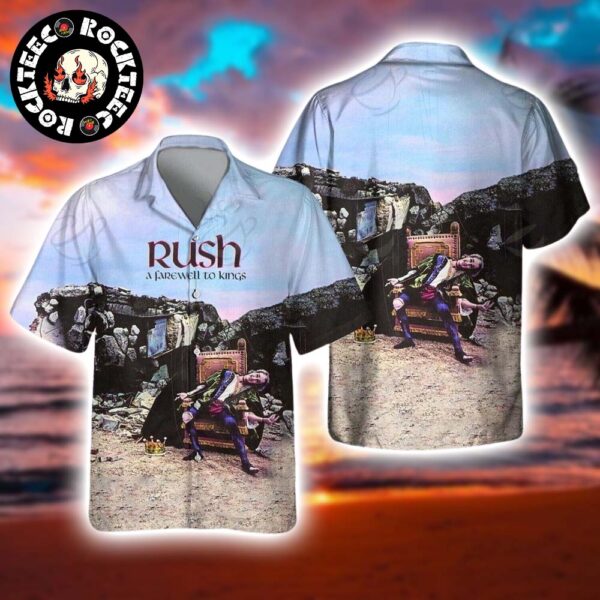 Rush A Farewell to Kings Artwork by Hugh Syme Gift For Fans Summer 2025 Hawaiian Shirt